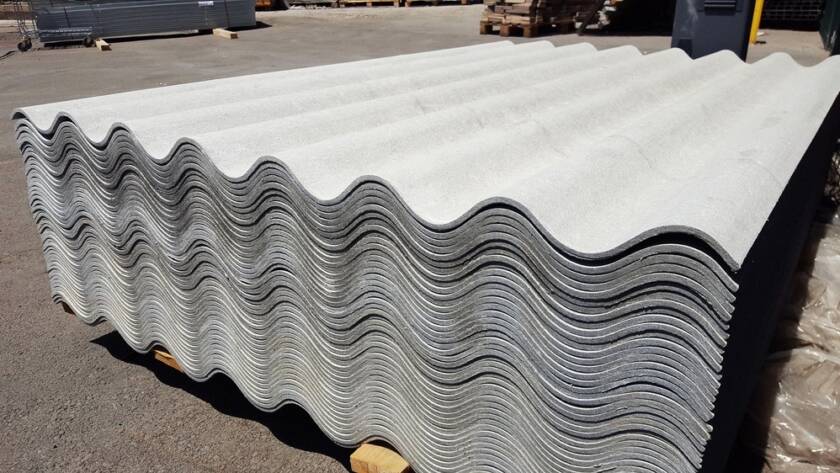 Amianto almacenado para su retirada Viso Desamianta