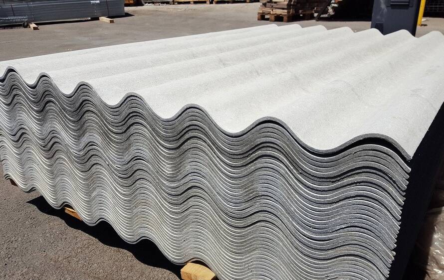 Amianto almacenado para su retirada Viso Desamianta