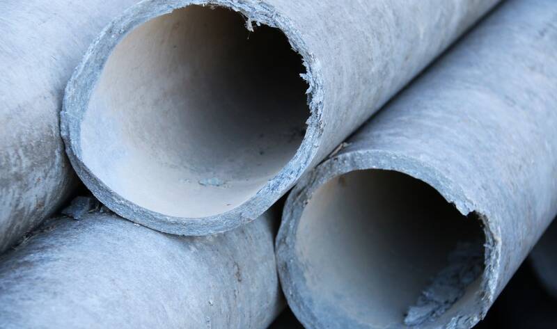 Tuberias fibrocemento de amianto rotas Viso Desamianta